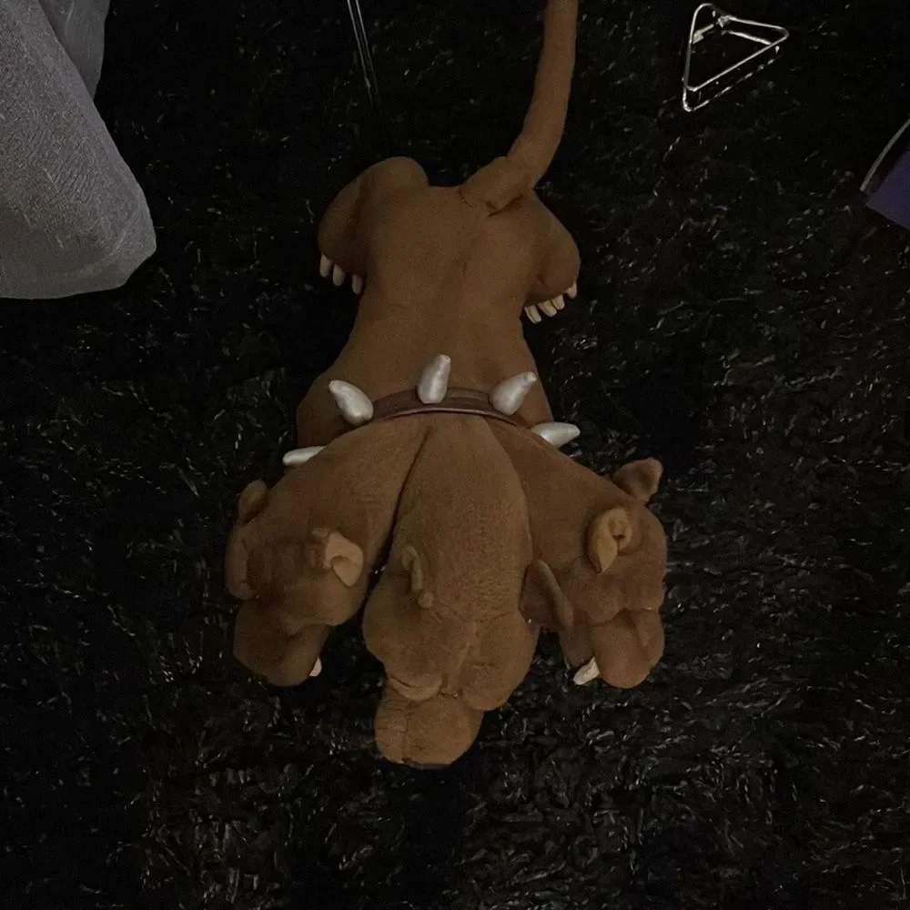 Harry Potter collectible Fluffy 3 headed Cerberus plush figure